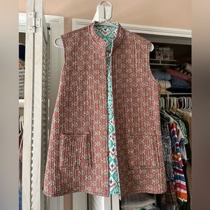 Madison Mathews Quilted Vest